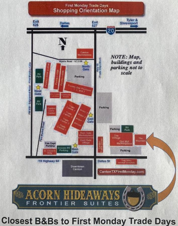 Acorn Hideaways Canton Charming Pioneer Suite 1890'S General Store Екстериор снимка